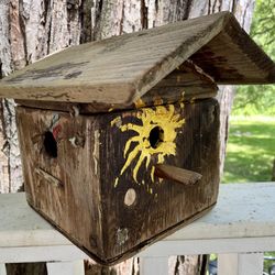 Very old handmade barn siding with four separate compartments!