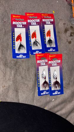 Rostertail Orange With Black Spots Red With Silver With Black Spots 