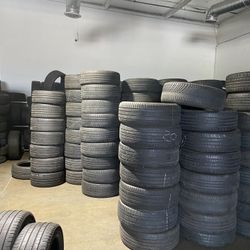 Used Tires Many Brands And Sizes
