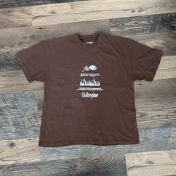 Civil Regime “Blooming Through Chaos / Roses From Concrete” graphic tee in brown, size Large.