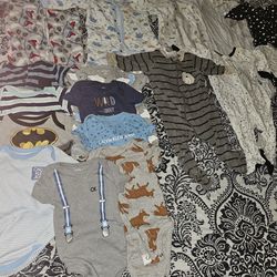 Baby boy clothes/onesie size 3/6 months