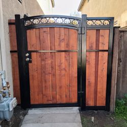 Metal Wood Gate