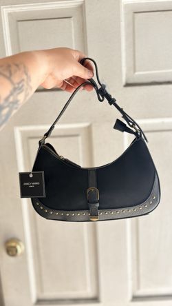 Darcy Marks London Black Studded Shoulder Bag
