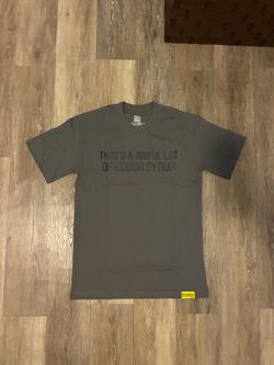 Cough syrup gray tee