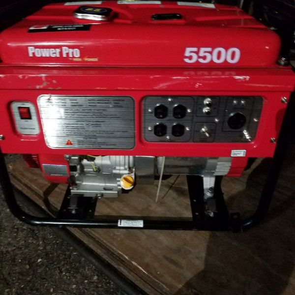 Power pro 5500 generator