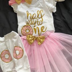 Half Birthday Outfit for Baby Girl 