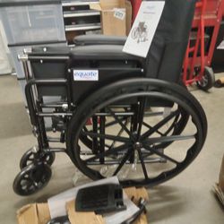 New Equaute 350lb Weight Capacity Wheelchair Small Damage On Arm 