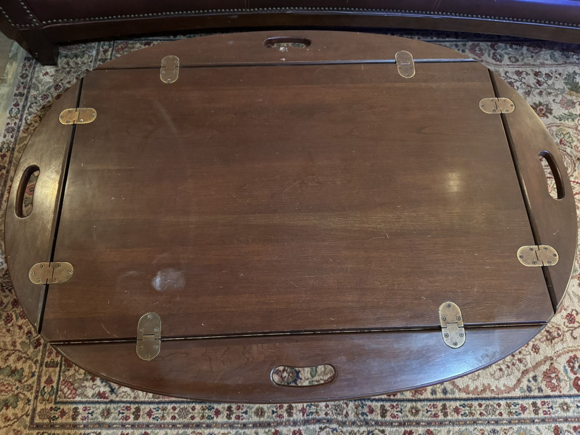 Elegant Ethan Allen Butler Tray Coffee Table – Solid Wood, Timeless De - $150 (tulsa)