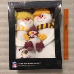 Redskins Snowman Family