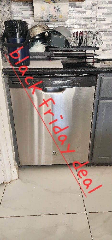 GE Gas Stove and Dishwasher