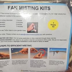 Fan Misting Kit ( NEW) 