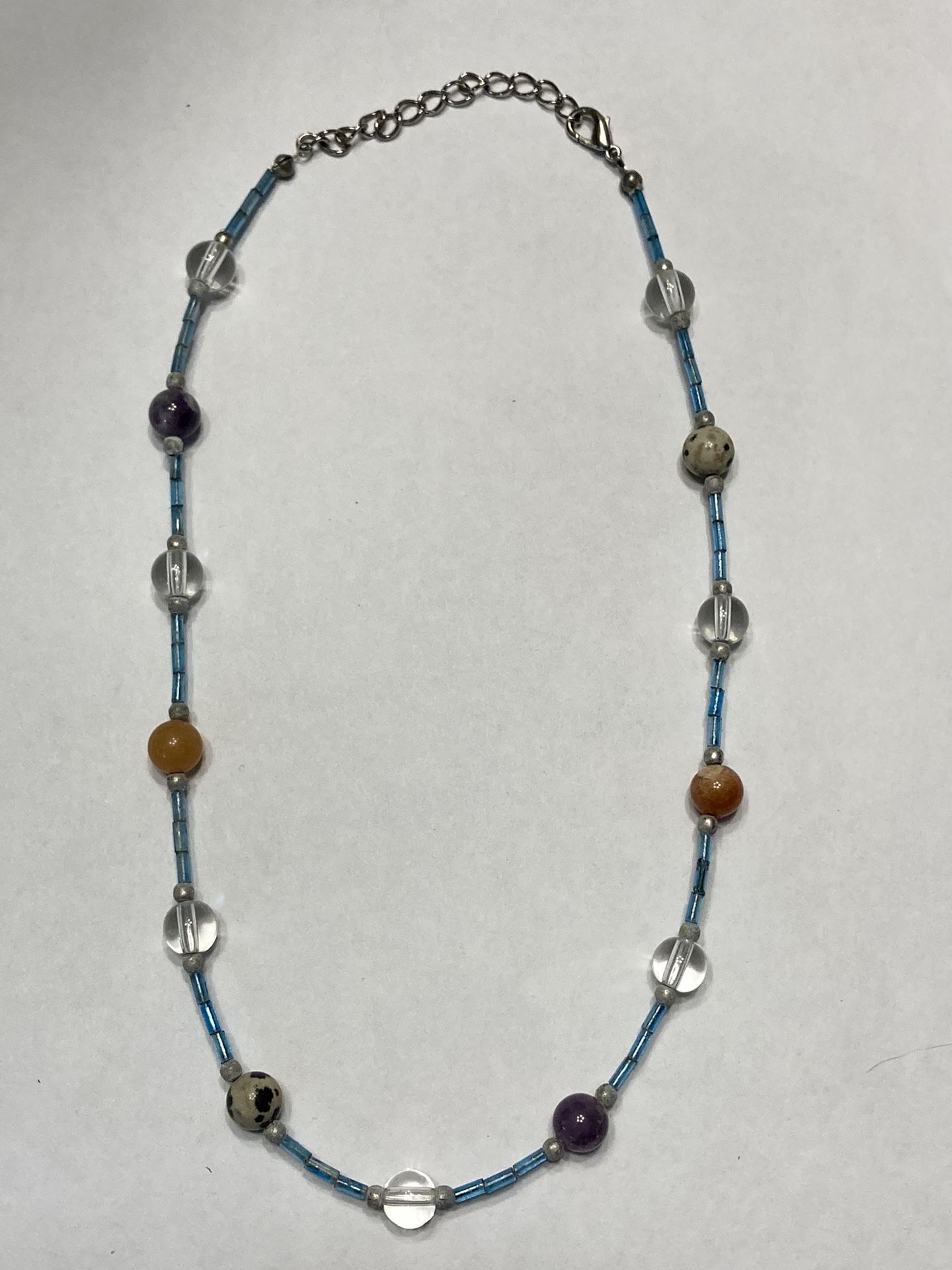 Fashion Jewelry Beaded Necklace 925 Silver