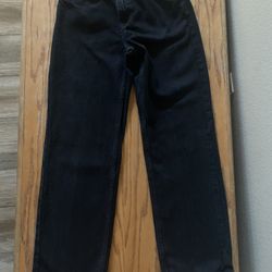 Black Arizona Relaxed Jeans - Size 16 REG (Adjustable Waistband)