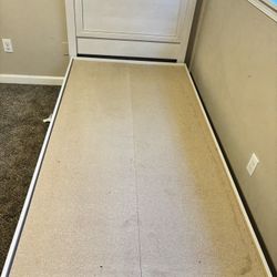 Off White Wood Twin Bed Frame