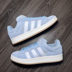 Size 8.5: Men’s Adidas Campus 00s Clear Sky Gum Blue JI2005