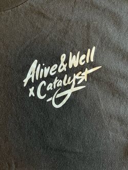 Alive & Well x Catalyst 2XL Black Men’s Graphic T-Shirt