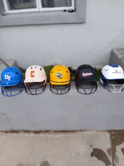 BASEBALL. /. SOFTBALL  HELMET.  5 PCS. FOR. 30 $