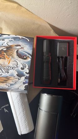 Mummy Anubis Wireless Tattoo Pen Machine with Charger