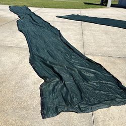 Privacy screen 5’ high by 50 ft long.