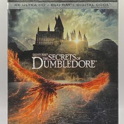 Fantastic Beasts: The Secrets of Dumbledore (4K, Blu-Ray, Digital 2022) New! ФАНТАСТИЧЕСКИЕ ТВАРИ