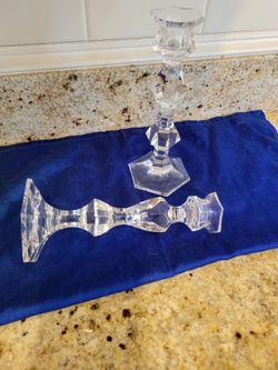 Set of Candlesticks 7.5" tall.   Really nice