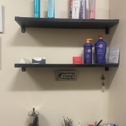 Wall Shelves  Black