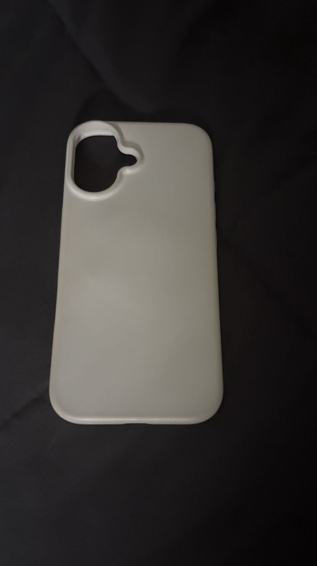 White Silicone iPhone 16 Case