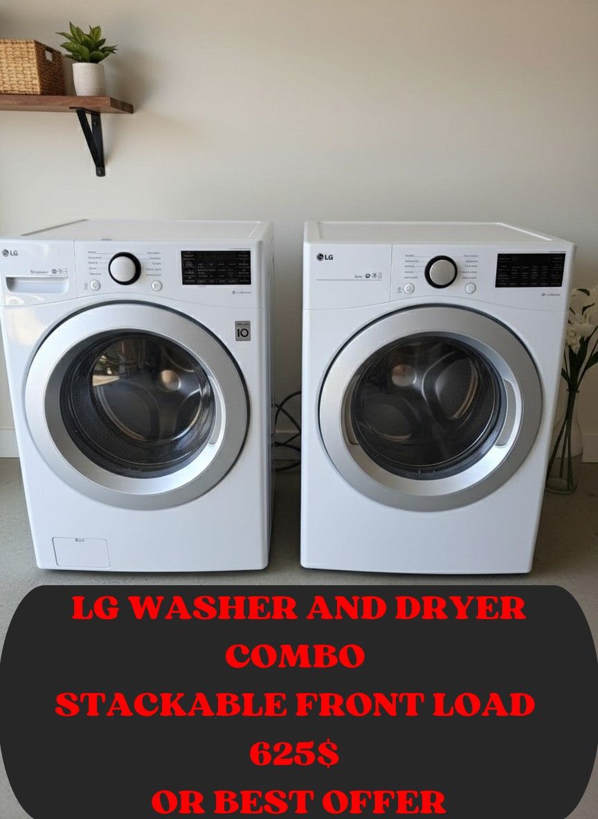 LG Washer And Dryer