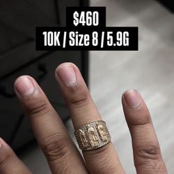 10K “Trio Virgencita” Ring 