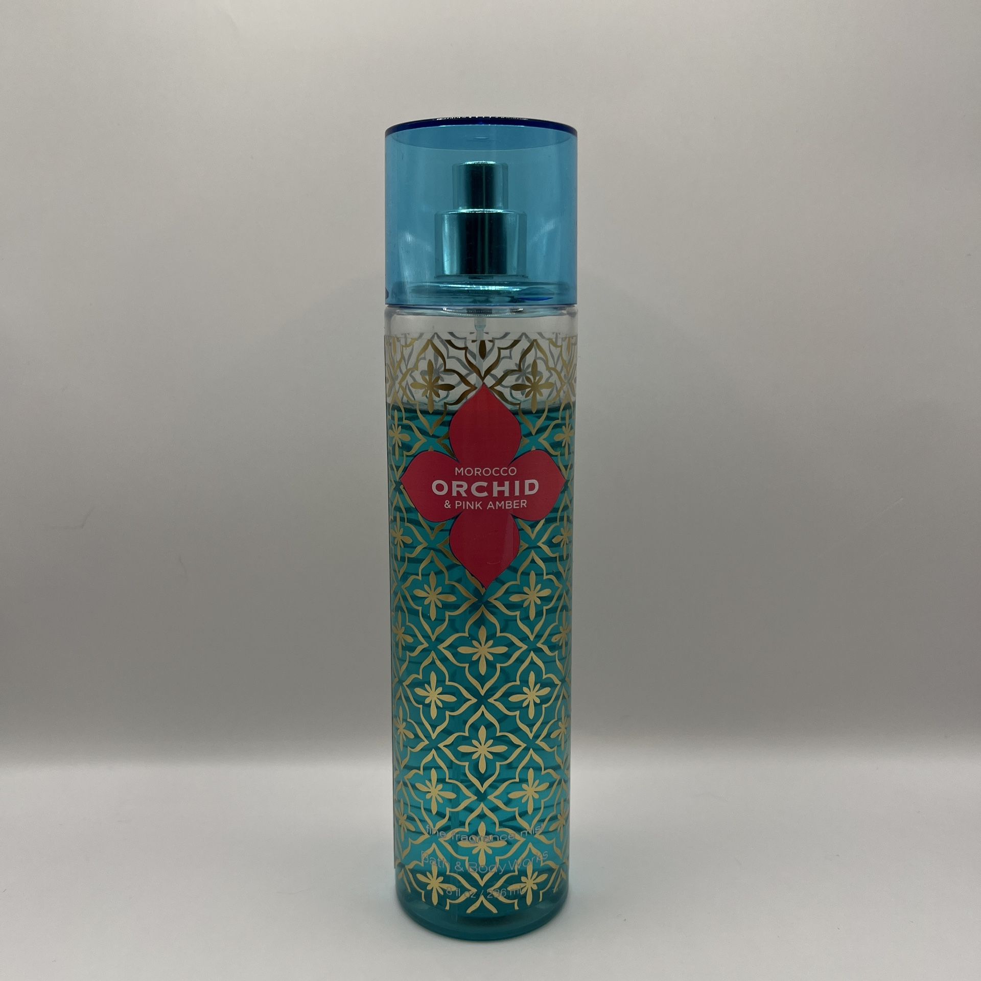 Bath & Body Works Morocco Orchid Pink Amber Retired Fine Fragrance Mist 80% Full