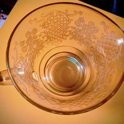 Amber glass replacement creamer pitcher