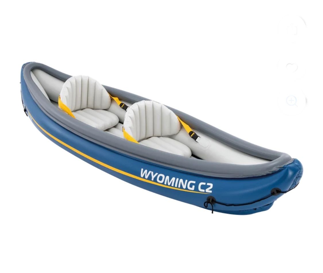Wintex Fishing Canoe For 2 With Paddle Boards 