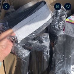 50 Count black disposable face masks