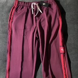 Darc Sport Maroon London Track Pants sz M 