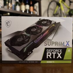 MSI GeForce RTX 3090 Ti SUPRIM X 24G Gaming Graphics Card, used (Excellent condition).
