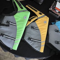 Barely Used Viva Glory XL Doggie Life Vests - Color Trio (x3 available)