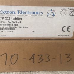 Extron Wall Panel Controllers MLC236 IP And SCP 226