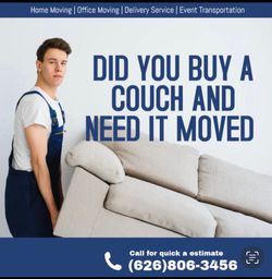 We help move furniture and appliance