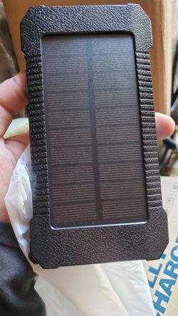 TEKPLUZE Solar Power Bank 30000 mAh, Wireless Portable Charger Solar P &KYFg