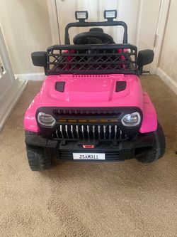 12 V motorized jeep