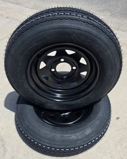 (2) tires with rim