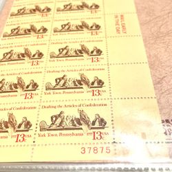 Drafting The Articles Of The Confederation Stamps