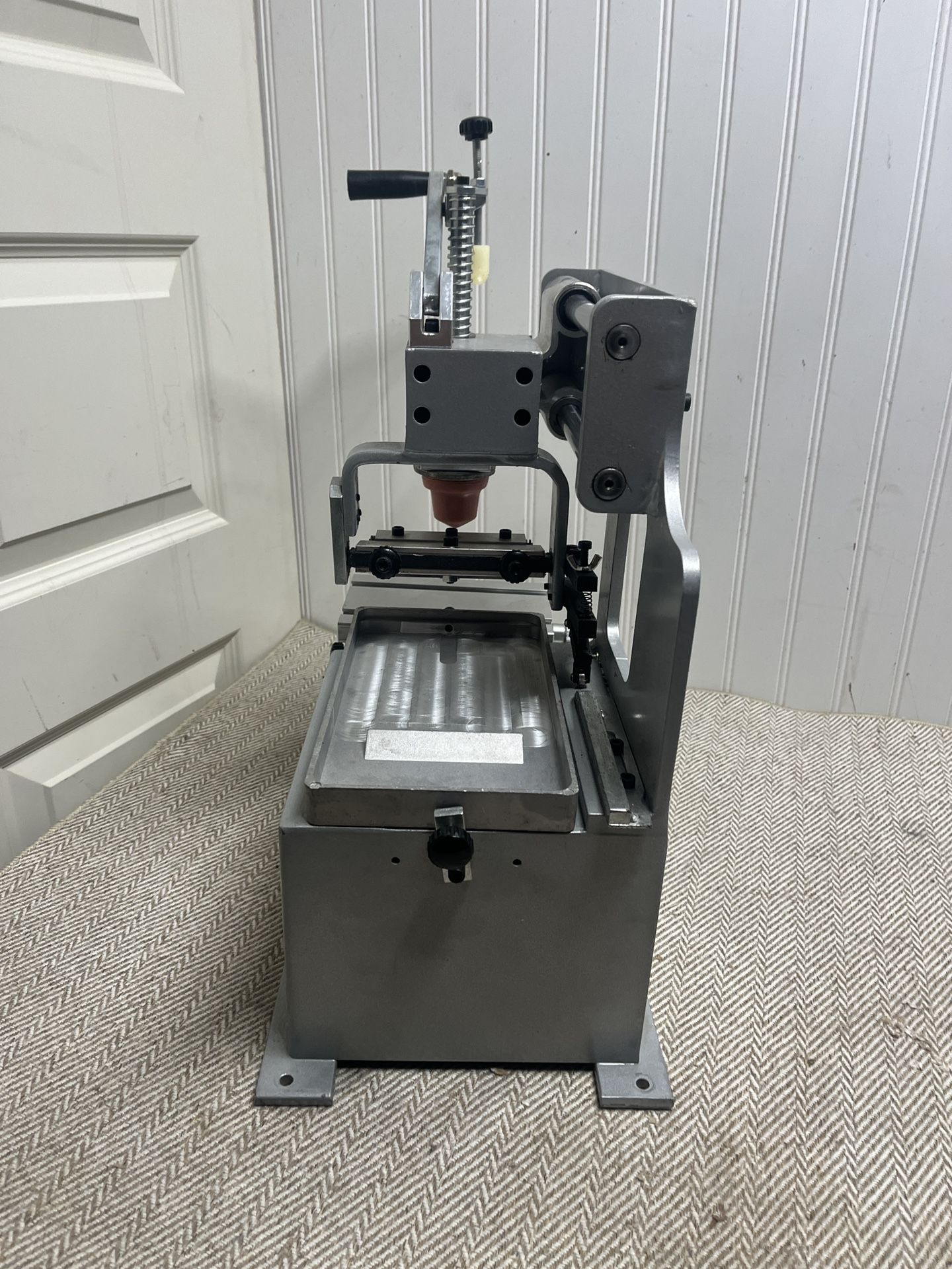 Brand: Irlkavyot Manual Pad Printing Machine for Label, Logo Transfer on Silicone & Rubber Surfaces with 3.5" Ink Cup - 80x120mm DIY Printer Kit Inclu