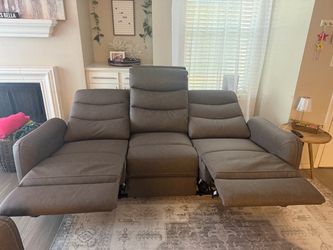 2 recline sofas