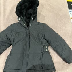 Black Coat For Girls And Boys Size 5-6