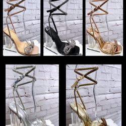 Women Clear Heels Fashion 
