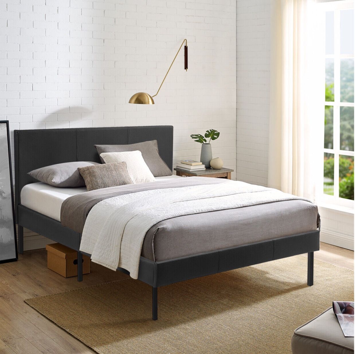 Brand NewQueen Size Platform Bed..Mattress / Boxspring / Frame for