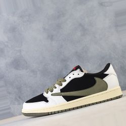 Jordan 1 Low Travis Scott Olive 9