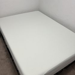 Full Mattress, Bed Frame, and Optional Bedding 