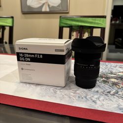 Sigma 16-28mm f2.8 DG DN for Sony E Mount